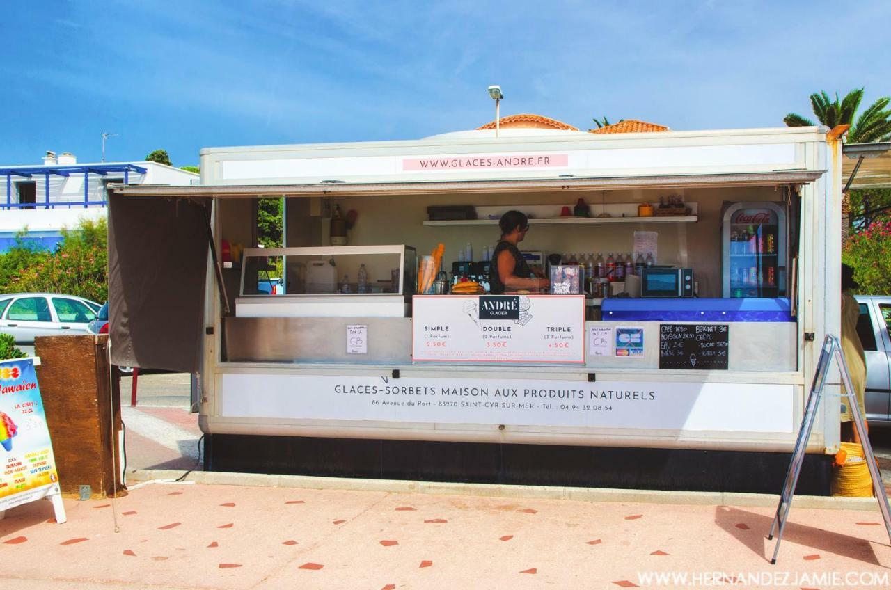 Mer & Relax - Parking - Wifi - Terrasse - Mer Saint-Cyr-sur-Mer Kültér fotó